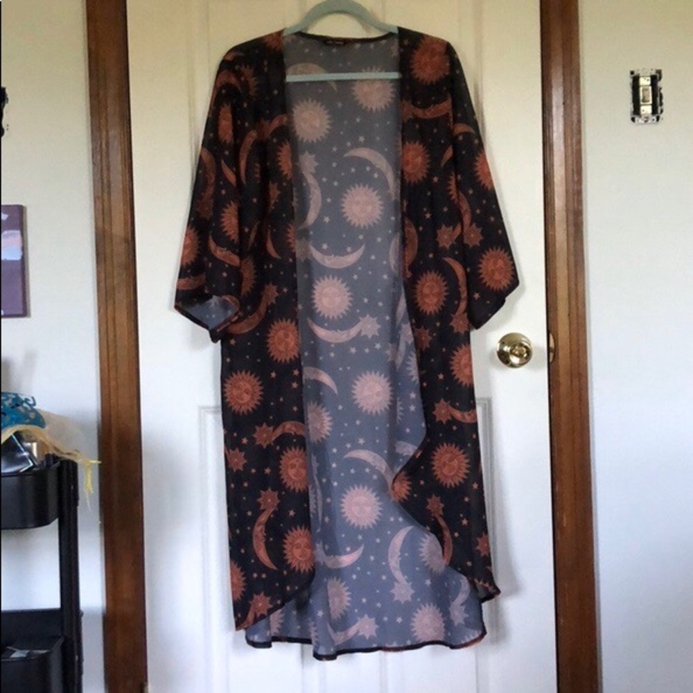 Celestial Print Kimono